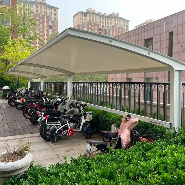 柳河县膜结构电动车棚